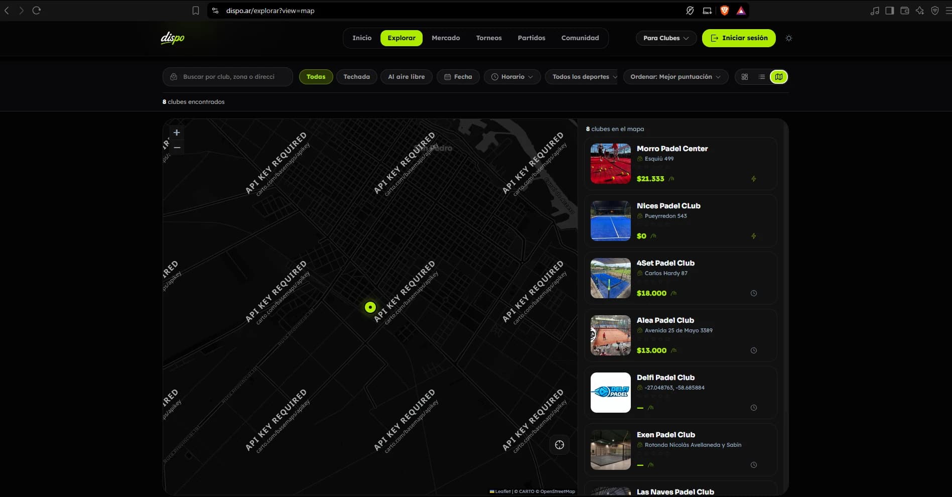 Explore · map and locations